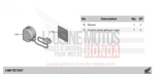 KIT,SECURITY BUZZER ADV750S de 2025